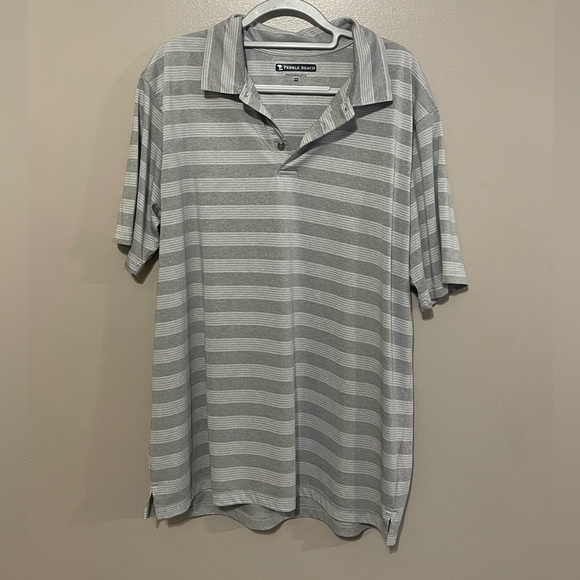 Pebble Beach Performance Men’s Short Sleeve Golf Polo - Picture 1 of 4